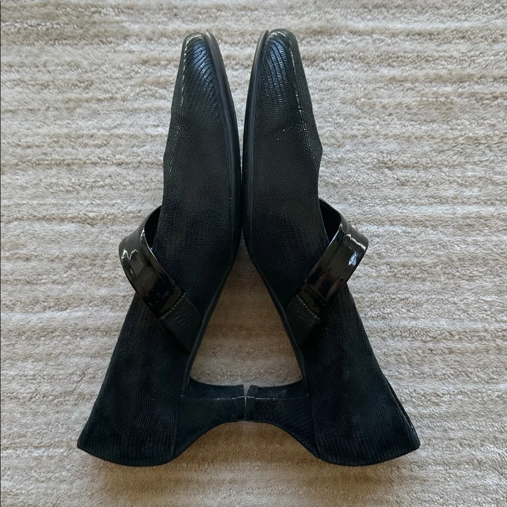 BeautiFeel Victoria Luminous Suede Pump Black Black Patent EU 40 US 9-9.5